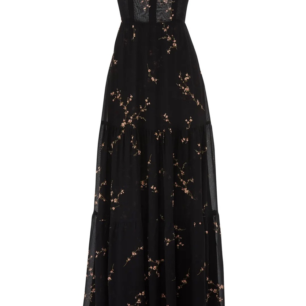 Reformation Black Floral Maxi Dress - Picture 4 of 8